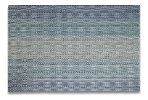 Mantel Individual tapete Rectangular Mesa Comedor Textiline, tapetes Lavables Resistentes Fácil de Limpiar para Mesa Cocina Comedor Restaurante (18, Azul Claro)