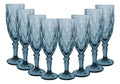 Copas de Vidrio Azules Cristal 8 Piezas