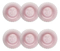 6 Plato Hondo De Vidrio Tulipanes Uva 542 Ml