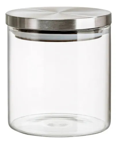 Caja 24 Piezas Brocal De Vidrio Liso de Borosilicato 690 ml