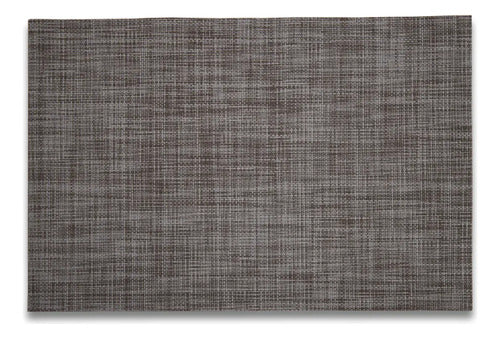 Mantel Individual tapete Rectangular Mesa Comedor Textiline, tapetes Lavables Resistentes Fácil de Limpiar para Mesa Cocina Comedor Restaurante (18, Beige)