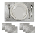 Set 6 Manteles individuales tapete mesa comedor 45cmx30cm PVC VITTORI