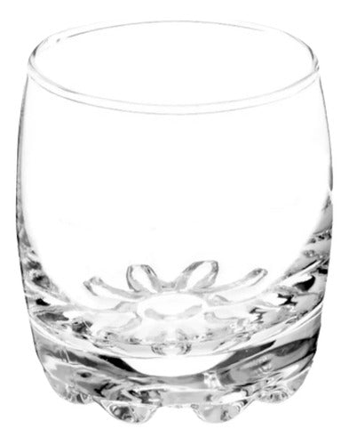 Caja 144 Piezas Tequilero De Vidrio Muela 70 Ml