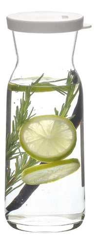 SET 2 Jarras LAV De Vidrio de 40 onzas, 1.2 L jarra de vidrio transparente con tapa, jarra de vidrio, para agua, té helado y bebidas caseras