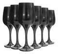 Set 6 Copas vidrio Cristal para Vino Tinto Lav Fame 480ML Color Negro