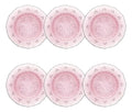 Set Con 6 Piezas Plato Hondo De Vidrio Maguey UVA 610 ml