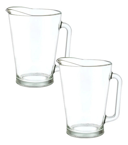 Set 2 Piezas Jarra De Vidrio Monterrey 1. 7 L