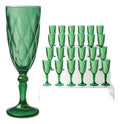 Copas de Vidrio Verdes Cristal 24 Piezas
