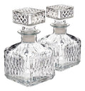 Set 6 Piezas Licorera De Vidrio Rodas Mediana 500 ml