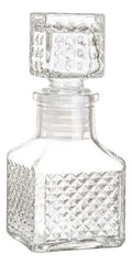Caja Con 48 Nano Licoreras Botella Rodas Vidrio Cristal 65ml
