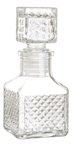 Caja Con 48 Nano Licoreras Botella Rodas Vidrio Cristal 65ml