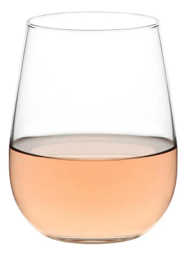 Set 6 Vasos Stemless Multiusos Vidrio Gaia 16 1/4 Oz