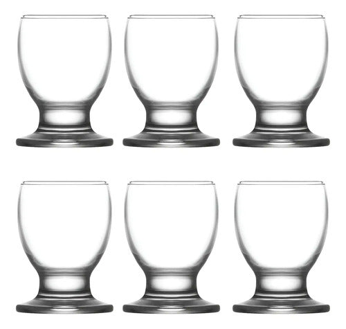 Set 6 Copas Licor Lav Vidrio Néctar Capacidad 55ml Modelo 1589/6