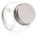 Set 2 Saleros De Cristal Posiciones C/tapa Metálica 50 Ml