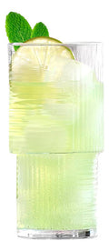 Juego 6 Vasos Dof Old Fashion Helen Vidrio Cristal 400 ml Para Cocina, Banquetes, Fiestas