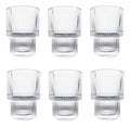 Juego De 6 Vasos De Vidrio Agua Venecia Chico 200 Ml Venecia