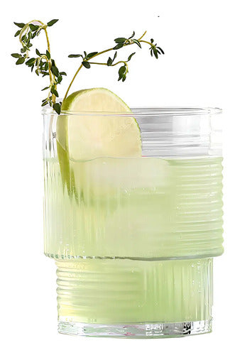 Juego 6 Vasos Dof Old Fashion LAV Cristal 325 ml Para Cocina Banquetes Fiestas