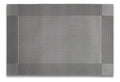 Mantel Individual tapete Rectangular Mesa Comedor Textiline, tapetes Lavables Resistentes Fácil de Limpiar para Mesa Cocina Comedor Restaurante (18, Gris)