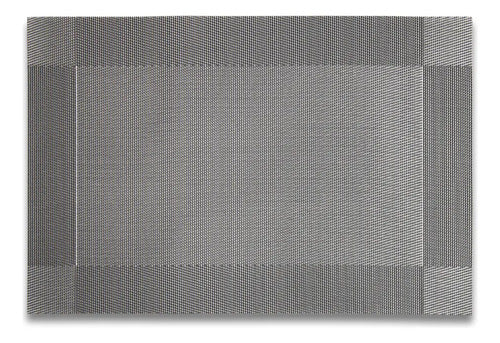 Mantel Individual tapete Rectangular Mesa Comedor Textiline, tapetes Lavables Resistentes Fácil de Limpiar para Mesa Cocina Comedor Restaurante (18, Gris)