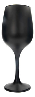 Set 24 Copas vidrio Cristal para Vino Tinto Lav Fame 480ML Color Negro Mate