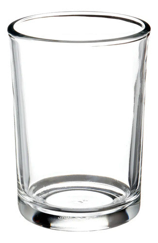 20 Vasos Cafeteros De Vidrio Para Banquete Restaurante 250ml Color Transparente