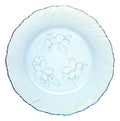 Caja 24 Piezas Plato Hondo De Vidrio Lirios Sb 610 ml