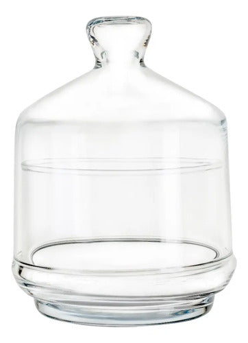 Juego de 2 Bomboneras Capelo Dulcero De Vidrio Berry Cupcake para decoración y postres 285 ml
