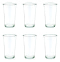 Set 6 Piezas Vaso De Vidrio Cooler Liso 480 ml