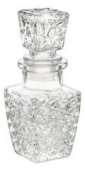 Set 12 Piezas Licorera De Vidrio Labrada Diamante Nano 60 ml