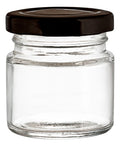 Caja Sellada 144 Frascos Especieros De Vidrio 60 Ml Cristalino