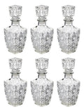 Caja De 48 Licoreras Diamante Vidrio Cristal 250ml