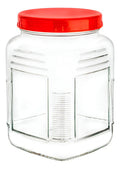 Caja 24 Piezas Brocal Cuadrado c/Tapa Plástico 800 ml