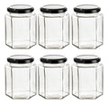 Set 6 Piezas Frasco Hexagonal 283ml 283 ml