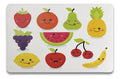 Mantel Individual tapete Rectangular Impreso con diseño PVC Mesa Comedor Textiline, tapetes Lavables Resistentes Fácil de Limpiar para Mesa Cocina Comedor Restaurante (18, Frutitas)