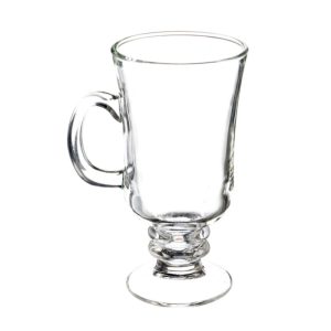 TARRO DE VIDRIO P/CAFE CAPUCHINO LISO  230 ml